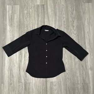 Black button up shirt